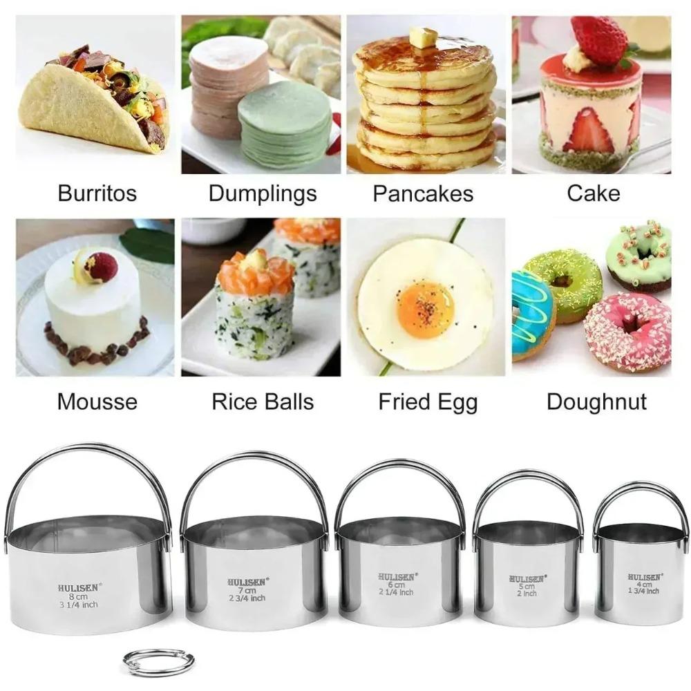 Biscuit Mold Set Round Stainle - Cookies Pack recension och pris