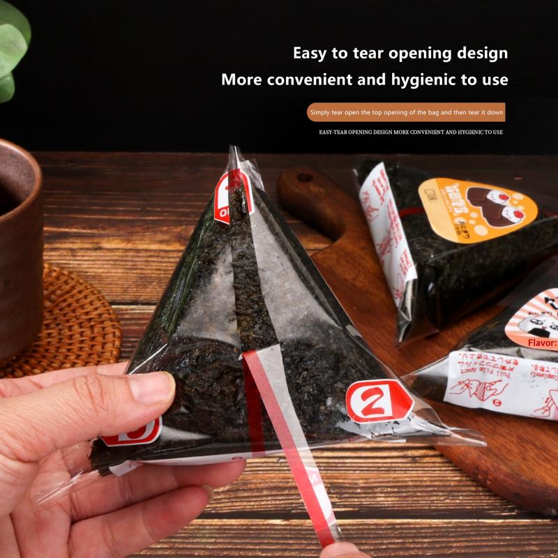 New 200Pcs Triangular Rice Bal - Seaweed Snack recension och pris