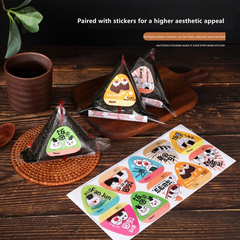 New 200Pcs Triangular Rice Bal - Seaweed Snack recension och pris