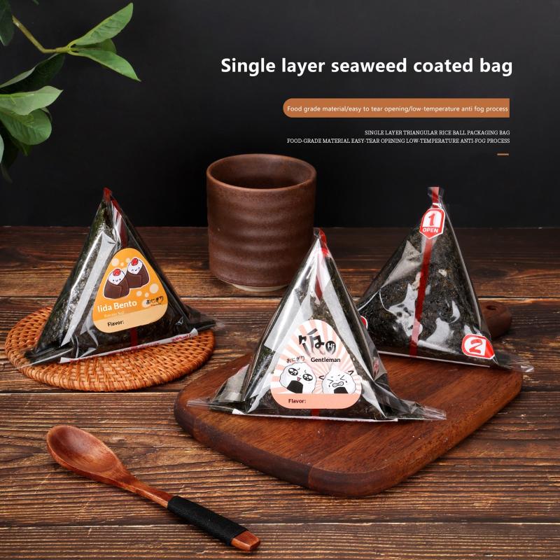 New 200Pcs Triangular Rice Bal - Seaweed Snack recension och pris