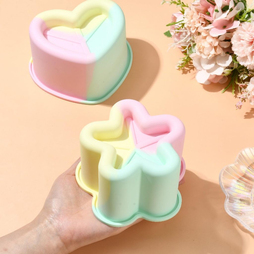 Heart&Star Shape Silicone Baki - Chocolate Snack recension och pris