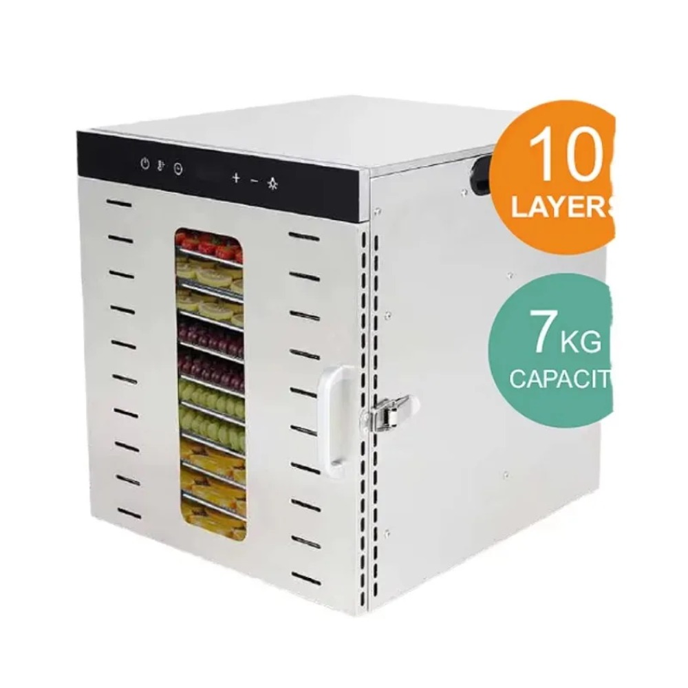 10-Tray Electric Stainless Ste - Healthy Snacks Food recension och pris