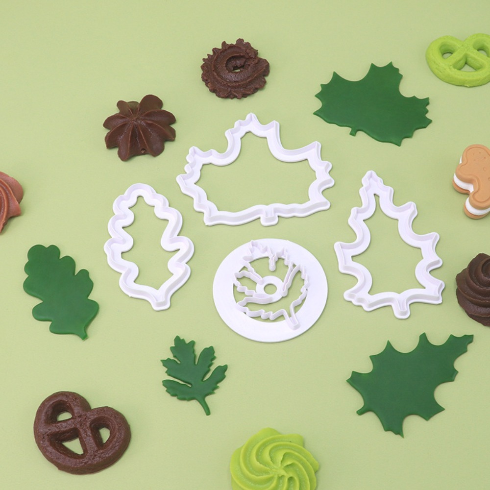 4Pcs Set Fall Leaf Cookie Cutt - Cookies Pack recension och pris